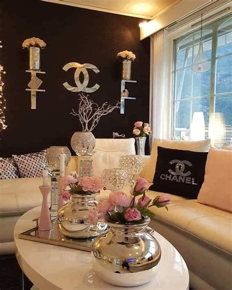 chanel living room decor ideas|chanel themed room decorations.